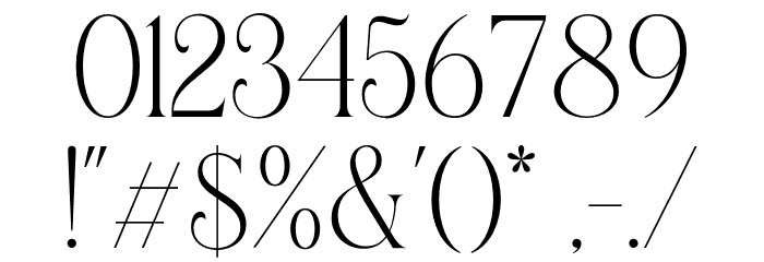 LaterlocksDEMO Font OTHER CHARS