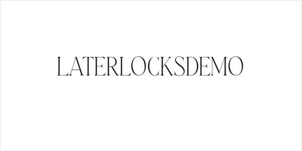 LaterlocksDEMO Logo