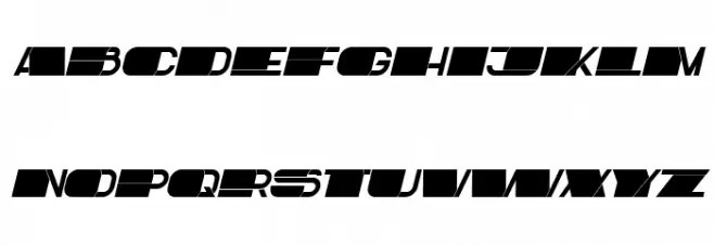 Latest Italic Schriftart Groß