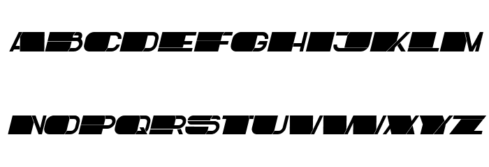 Latest Italic Font LOWERCASE