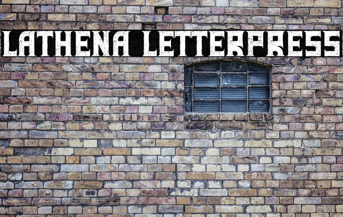 Lathena Letterpress Example 1