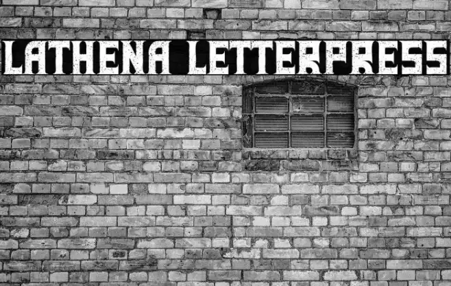 Lathena Letterpress Example 1