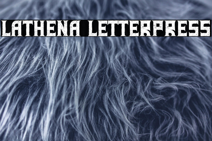 Lathena Letterpress Example 2