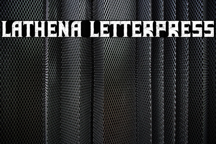 Lathena Letterpress Example 3