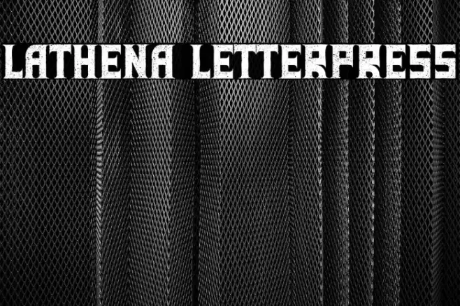 Lathena Letterpress Example 3