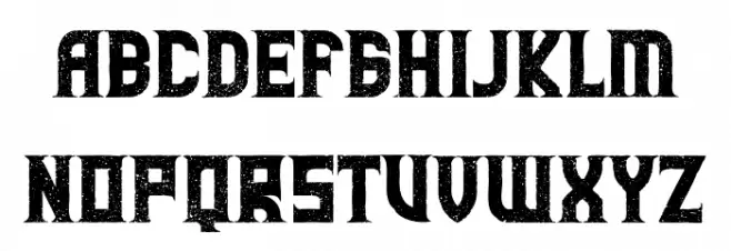 Lathena Letterpress フォント 小文字