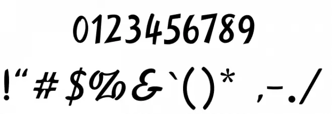 Latifah Font OTHER CHARS