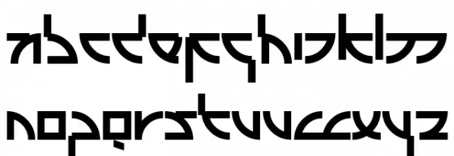 Latikana Font UPPERCASE