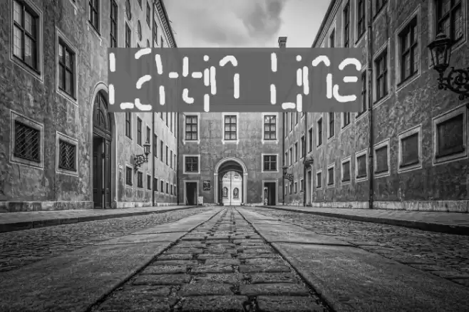 Latin Line Fonte examples