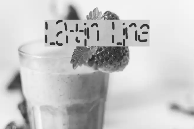 Latin Line Fonte examples