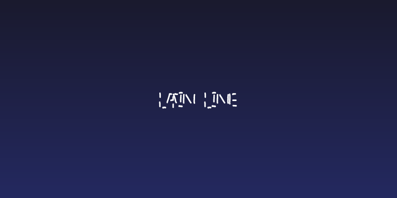 Latin Line Social Header