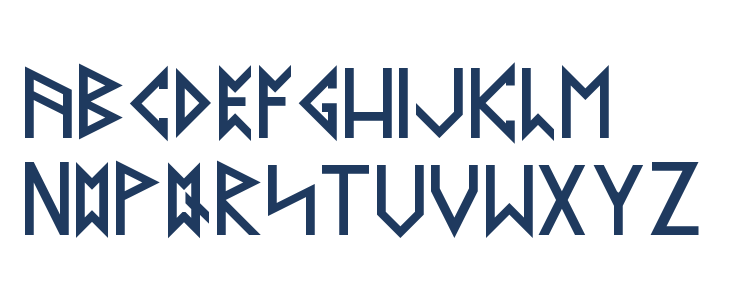 Latin Runes v.2.0 Regular Lowercase