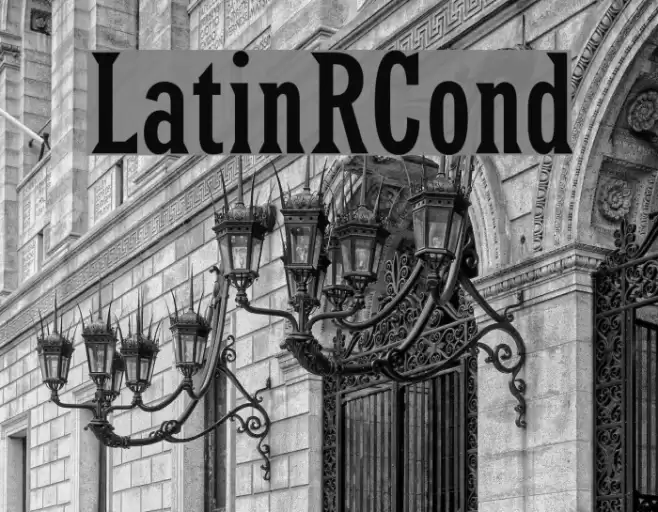 LatinRCond フォント examples