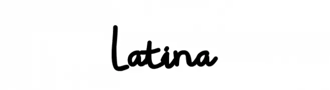 Latina  تنزيل الخطوط