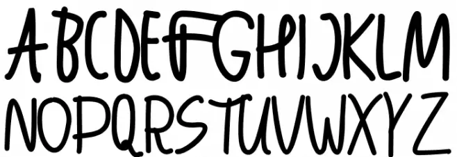 Latina Schriftart Groß