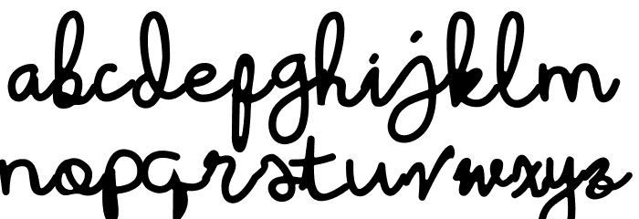 Latina Font LOWERCASE