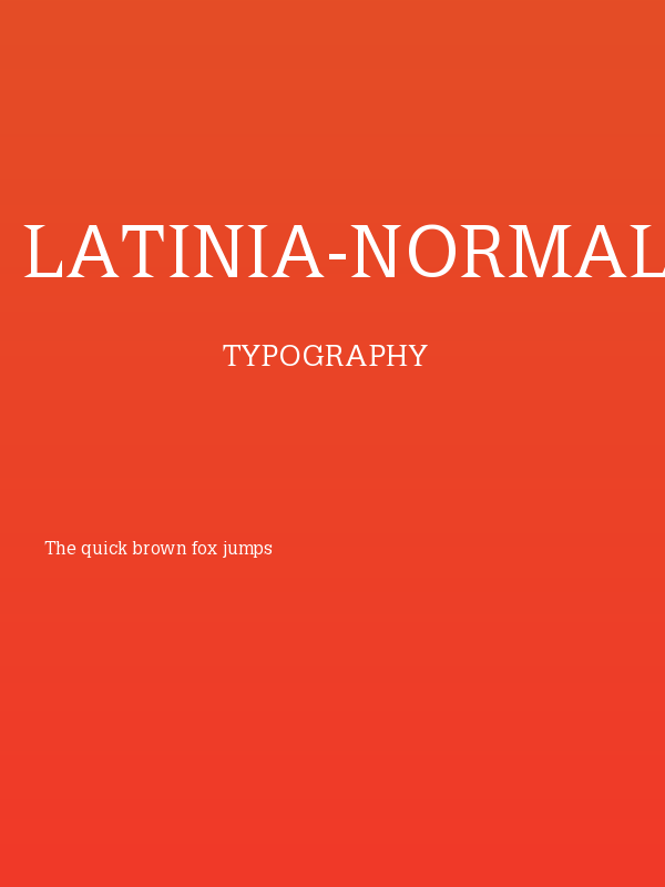 Latinia-Normal Poster