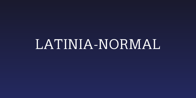 Latinia-Normal Social Header