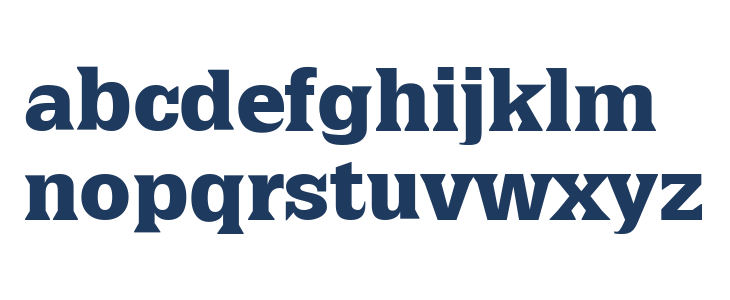 LatiniaBlack1 Lowercase