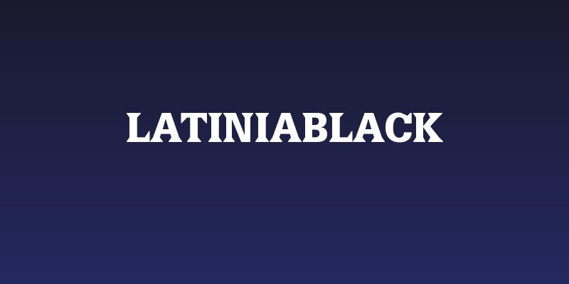 LatiniaBlack Social Header