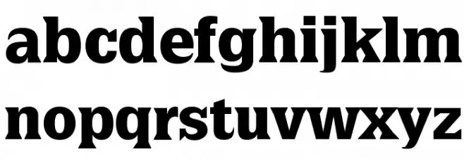 LatiniaBlack خط أحرف صغيرة