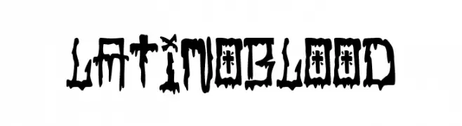Latino Blood  Frei Schriftart Herunterladen