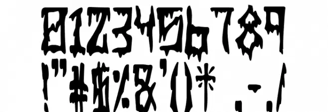 Latino Blood Font Alte caractere