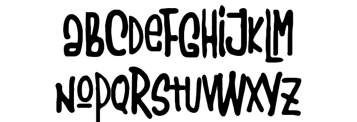 Latino Heart Font LOWERCASE