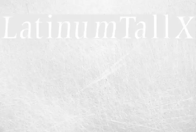 LatinumTallX Example 3