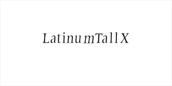 LatinumTallX Logo