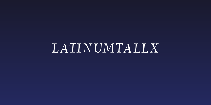 LatinumTallX Social Header