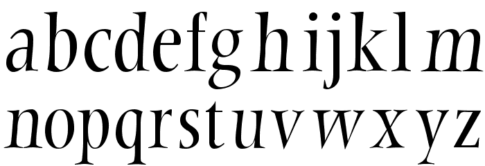 LatinumTallX Font LOWERCASE