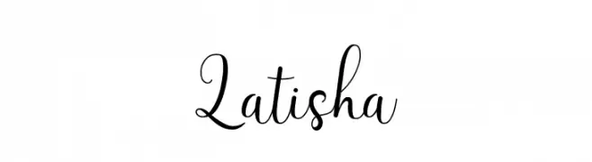 Latisha  Frei Schriftart Herunterladen