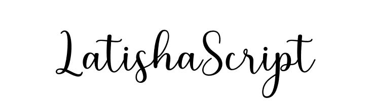 LatishaScript  font caratteri gratis