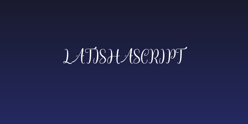 LatishaScript Social Header