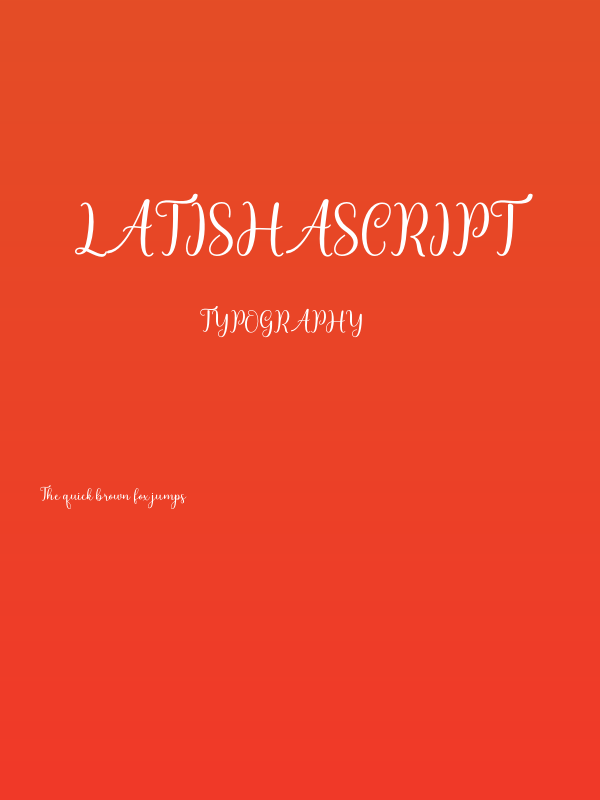 LatishaScript Poster