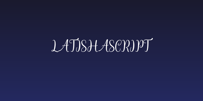 LatishaScript Social Header