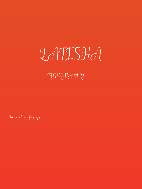 Latisha Poster