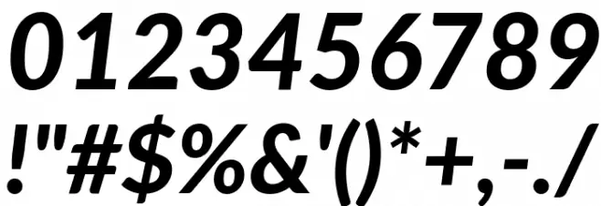 Lato Black Italic Font OTHER CHARS