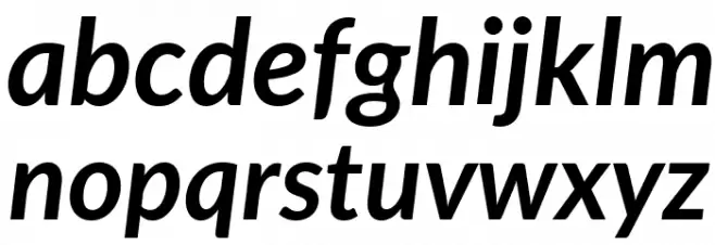 Lato Bold Italic Fuentes MINÚSCULAS