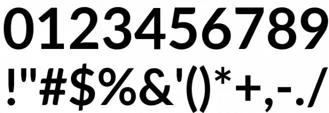 Lato Bold Font OTHER CHARS