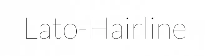 Lato-Hairline  les polices de caractères gratuit tlcharger