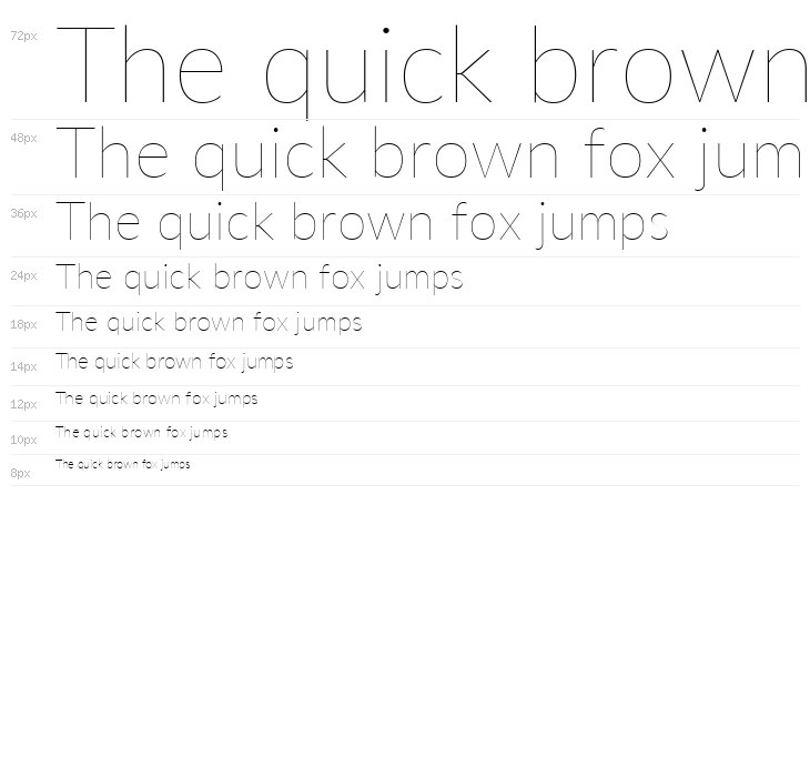 Lato Hairline Waterfall