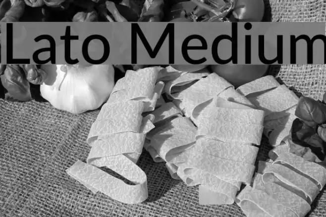 Lato Medium Font examples