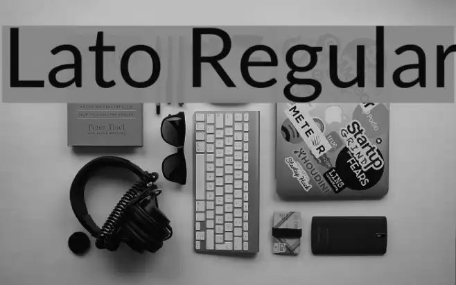 Lato Regular Font examples