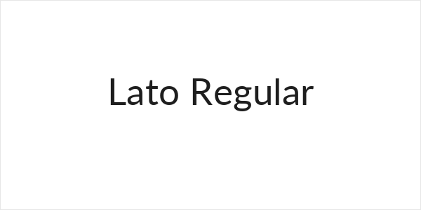 Lato Regular Logo