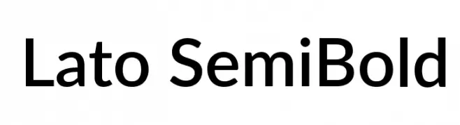 Lato SemiBold  Скачать бесплатные шрифты
