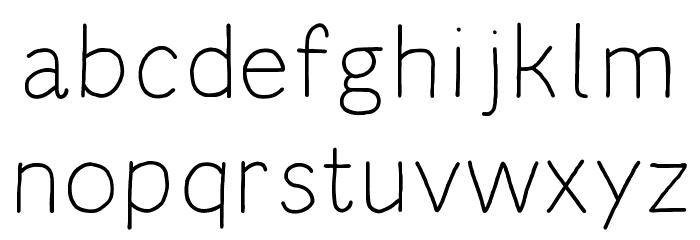 Latomin Font LOWERCASE