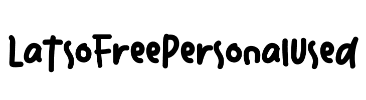 Latso Free Personal Used  免费字体下载