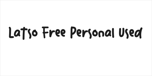 Latso Free Personal Used Logo